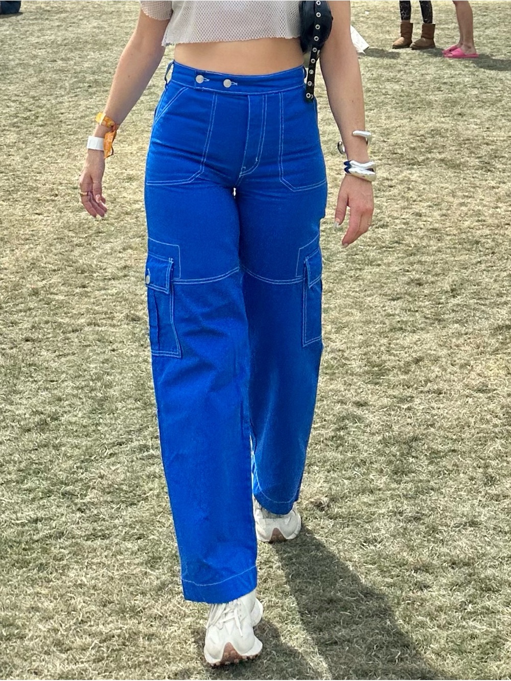REVICE Bright Cobalt Blue Utility Pants